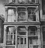 Thumbnail of 101 Spring Street, New York: Drawing by Ethel Fisher, 1976, of the exterior of Donald Judd's studio, now the Judd Foundation, a five-story cast-iron building designed by Nicholas Whyte, graphite on Arches paper, 20 x 14 inches, twentieth-century drawing of a New York building facade.