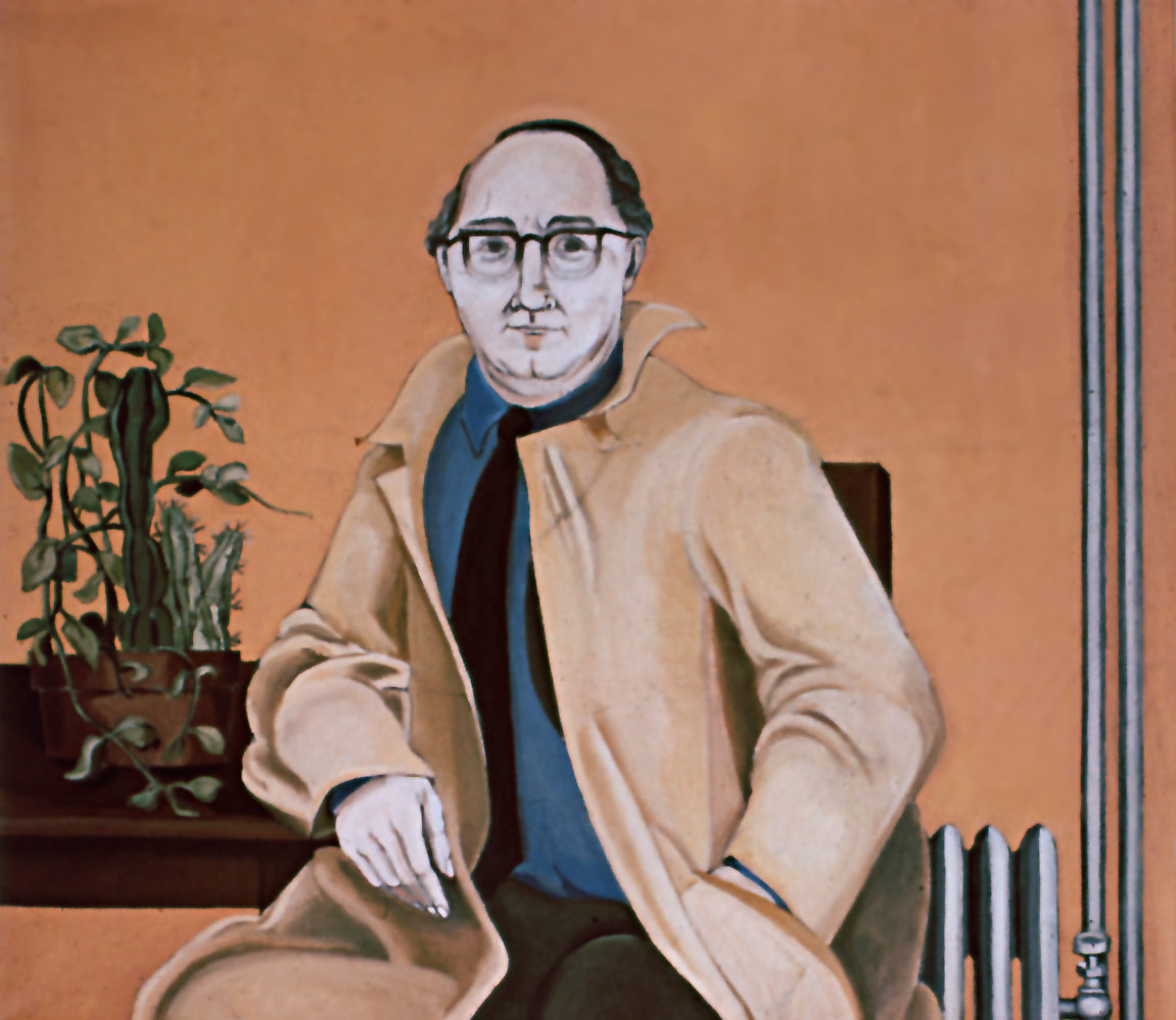 Henry Pearson by Ethel Fisher, 1967, oil on canvas, 33 x 36 inches, twentieth century figure painting.