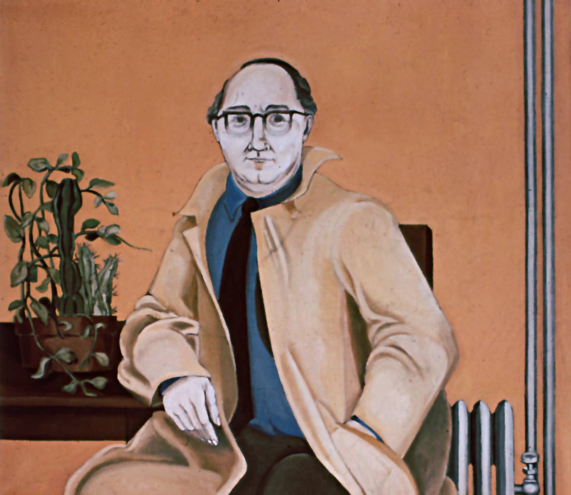 Thumbnail of Portrait of Henry Pearson by Ethel Fisher, 1967, oil on canvas, 33 x 36 inches, mid-twentieth century figure painting.